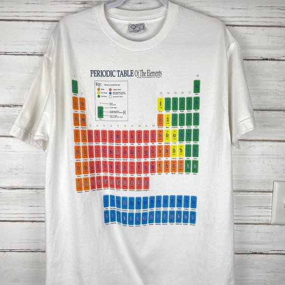 Vintage 1996 Periodic Table of the Elements tee - Picture 1 of 7
